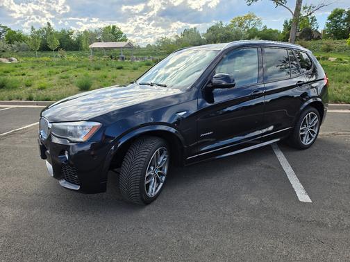 Black 2016 BMW X3 xDrive28i