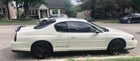 White 2003 Chevrolet Monte Carlo SS