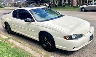 White 2003 Chevrolet Monte Carlo SS
