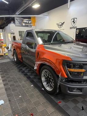 Orange 2024 Ford F-150 XL