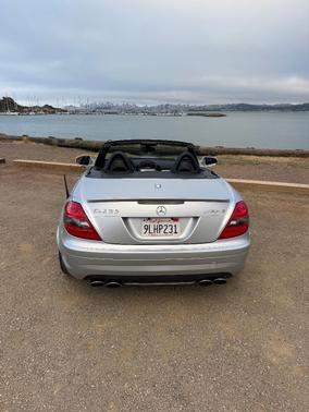 Silver 2009 Mercedes-Benz SLK-Class SLK55 AMG Roadster
