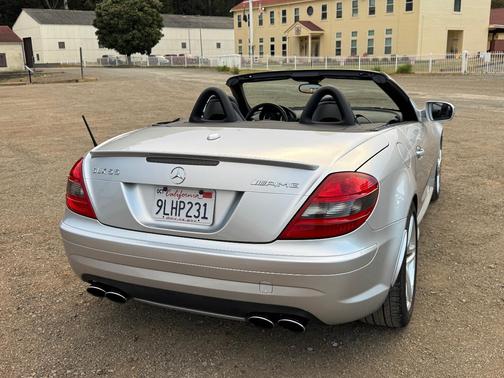 Silver 2009 Mercedes-Benz SLK-Class SLK55 AMG Roadster