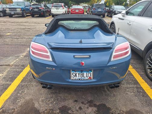 Blue 2008 Saturn Sky Red Line