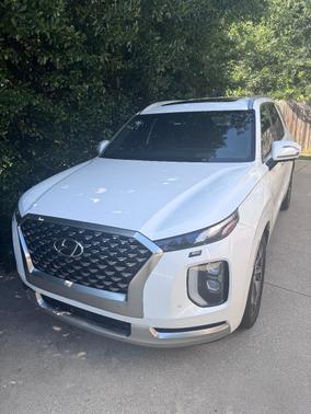 White 2021 Hyundai PALISADE Calligraphy