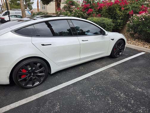 White 2020 Tesla Model 3 Performance