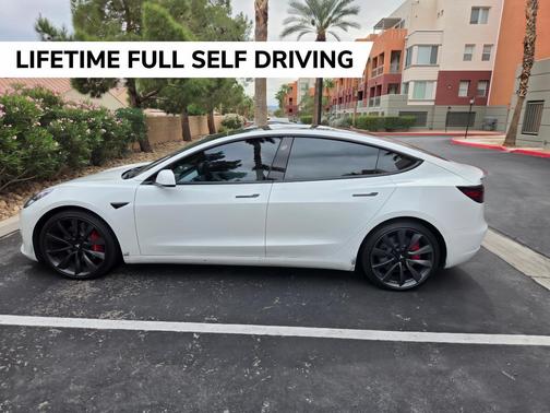 White 2020 Tesla Model 3 Performance
