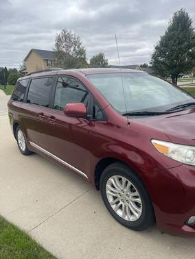 Red 2011 Toyota Sienna XLE