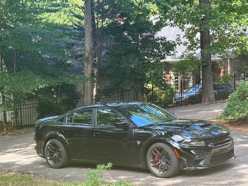 Black 2023 Dodge Charger SRT Hellcat Widebody Jailbreak