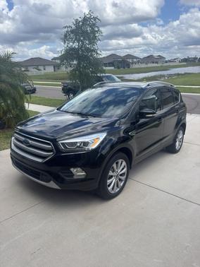 Black 2017 Ford Escape Titanium