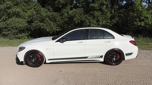 White 2015 Mercedes-Benz C-Class C 63 AMG