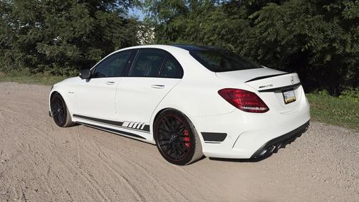White 2015 Mercedes-Benz C-Class C 63 AMG