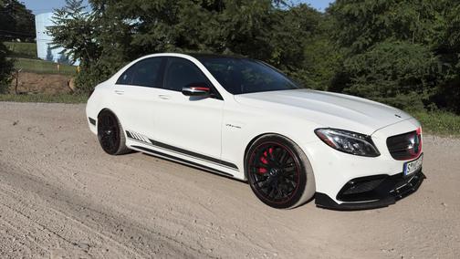 White 2015 Mercedes-Benz C-Class C 63 AMG