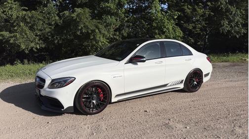 White 2015 Mercedes-Benz C-Class C 63 AMG