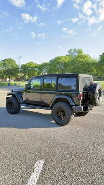 Black 2018 Jeep Wrangler Unlimited Sahara