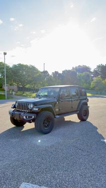 Black 2018 Jeep Wrangler Unlimited Sahara