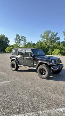 Black 2018 Jeep Wrangler Unlimited Sahara