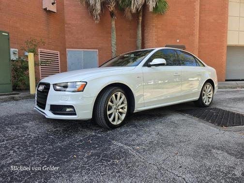 White 2014 Audi A4 2.0T Premium