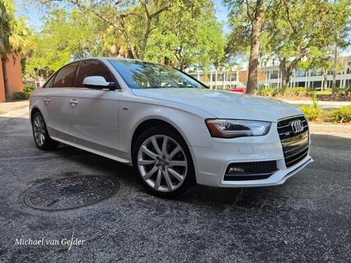 White 2014 Audi A4 2.0T Premium
