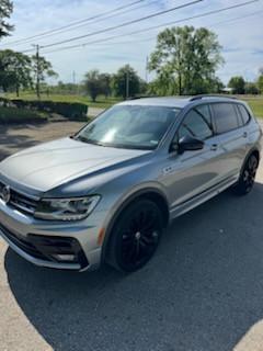 Silver 2021 Volkswagen Tiguan 2.0T SE R-Line Black
