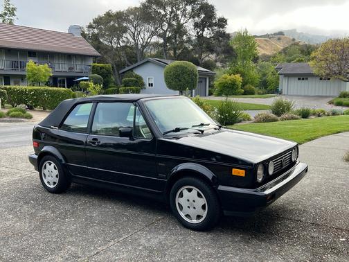 Black 1993 Volkswagen Cabriolet Classic