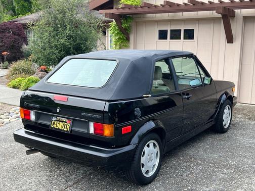 Black 1993 Volkswagen Cabriolet Classic