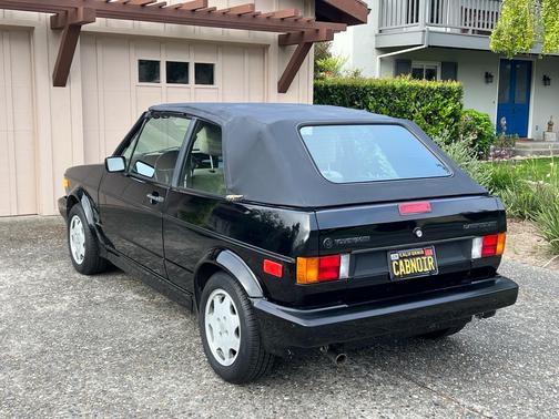 Black 1993 Volkswagen Cabriolet Classic