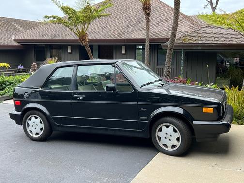 Black 1993 Volkswagen Cabriolet Classic