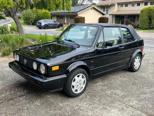 Black 1993 Volkswagen Cabriolet Classic