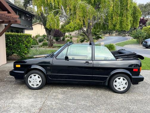 Black 1993 Volkswagen Cabriolet Classic