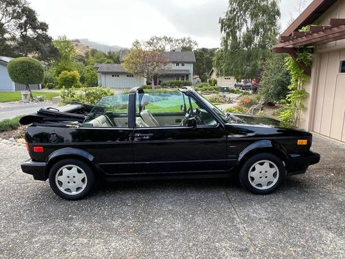 Black 1993 Volkswagen Cabriolet Classic