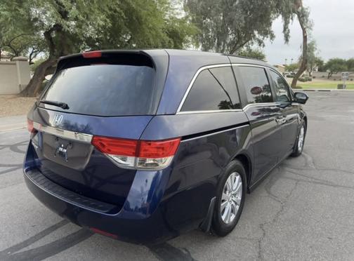 Blue 2014 Honda Odyssey EX