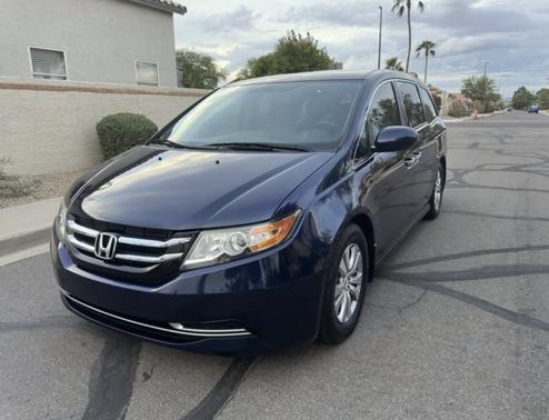 Blue 2014 Honda Odyssey EX
