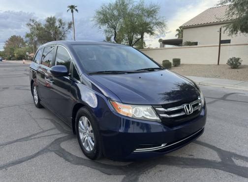 Blue 2014 Honda Odyssey EX