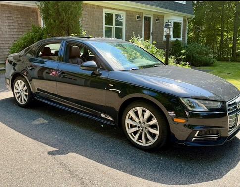Black 2018 Audi A4 2.0T Premium