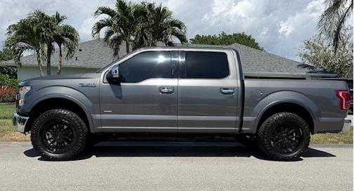 Gray 2016 Ford F-150 Lariat