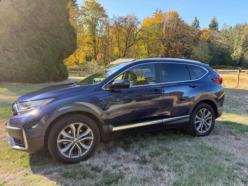 Blue 2020 Honda CR-V Touring