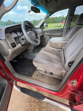 Red 2004 Dodge Ram 2500 Laramie Quad Cab
