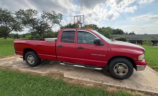Red 2004 Dodge Ram 2500 Laramie Quad Cab