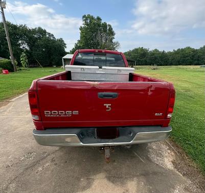 Red 2004 Dodge Ram 2500 Laramie Quad Cab