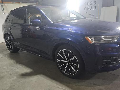 Blue 2022 Audi Q7 55 Prestige