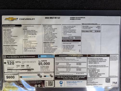 2023 Chevrolet Bolt EV 1LT