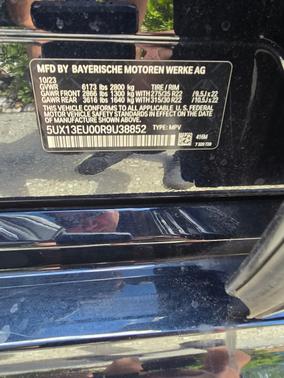 Blue 2024 BMW X5 sDrive40i