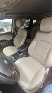 Blue 2017 Hyundai Santa Fe Sport 2.0L Turbo Ultimate