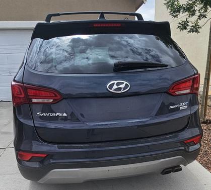 Blue 2017 Hyundai Santa Fe Sport 2.0L Turbo Ultimate
