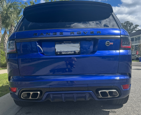 Blue 2022 Land Rover Range Rover Sport SVR Carbon Edition