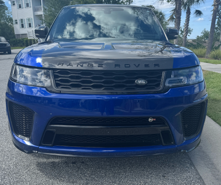 Blue 2022 Land Rover Range Rover Sport SVR Carbon Edition