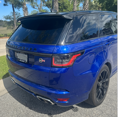 Blue 2022 Land Rover Range Rover Sport SVR Carbon Edition