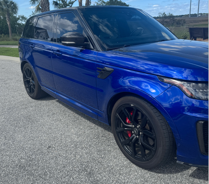 Blue 2022 Land Rover Range Rover Sport SVR Carbon Edition