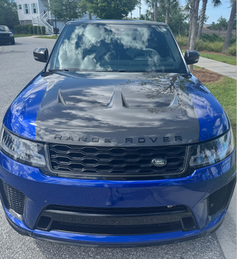 Blue 2022 Land Rover Range Rover Sport SVR Carbon Edition