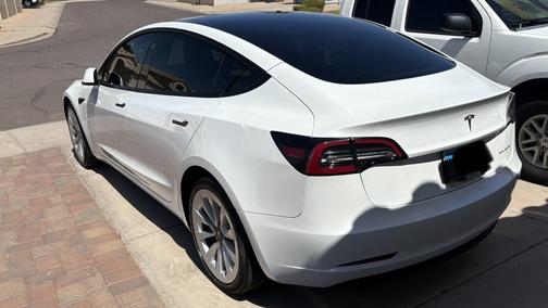 White 2022 Tesla Model 3 Long Range